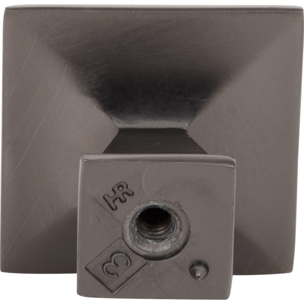 1-1/4" Overall Length  Brushed Pewter Roman Cabinet Knob - Image 5
