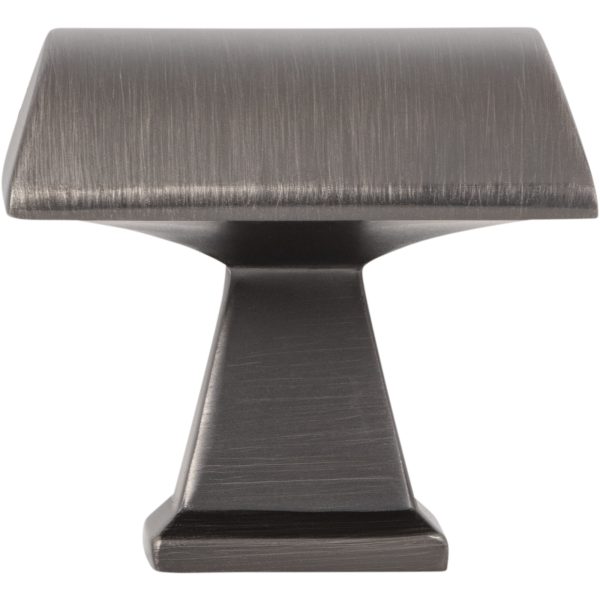 1-1/4" Overall Length  Brushed Pewter Roman Cabinet Knob - Image 6