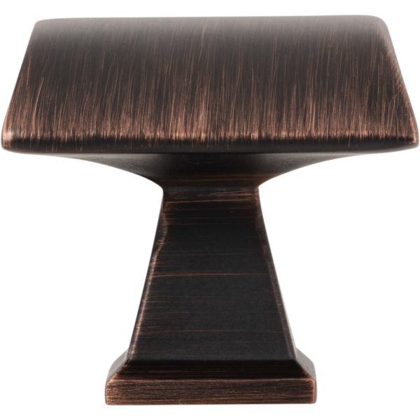 1-1/4" Overall Length  Brushed Oil Rubbed Bronze Roman Cabinet Knob - Image 6