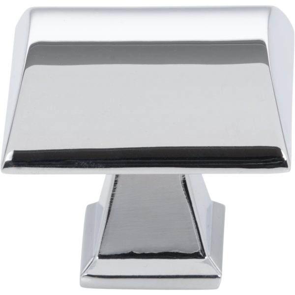 1-1/4" Overall Length  Polished Chrome Roman Cabinet Knob - Image 3