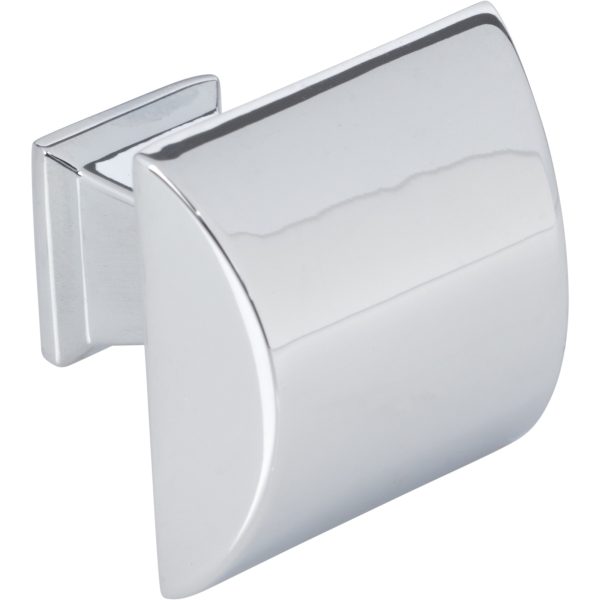 1-1/4" Overall Length  Polished Chrome Roman Cabinet Knob - Image 4