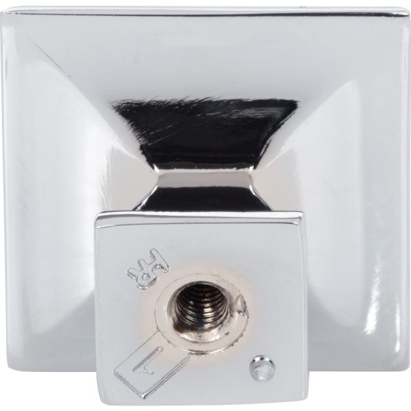1-1/4" Overall Length  Polished Chrome Roman Cabinet Knob - Image 5