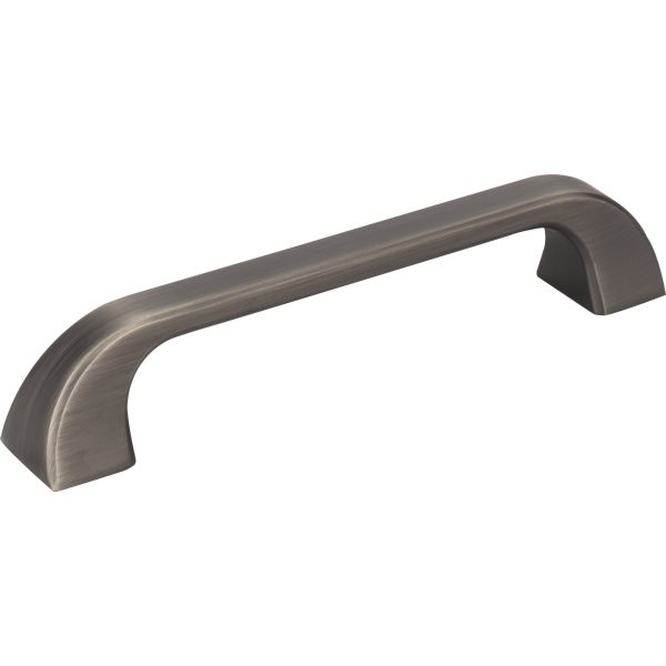 128 mm Center-to-Center Brushed Pewter Square Marlo Cabinet Pull