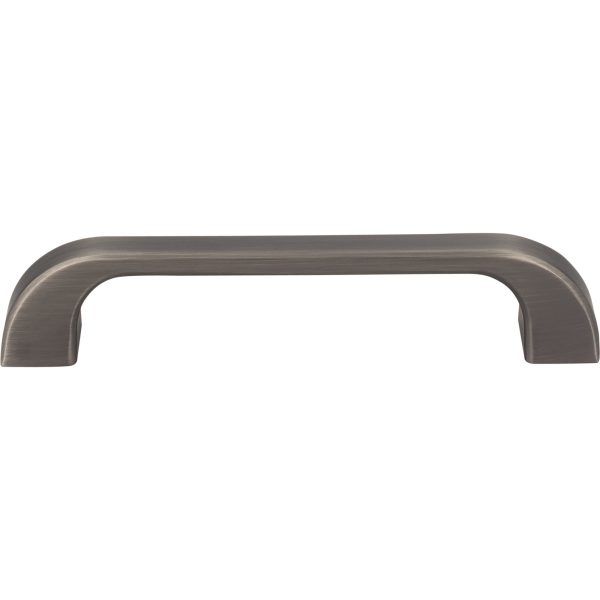 128 mm Center-to-Center Brushed Pewter Square Marlo Cabinet Pull - Image 3