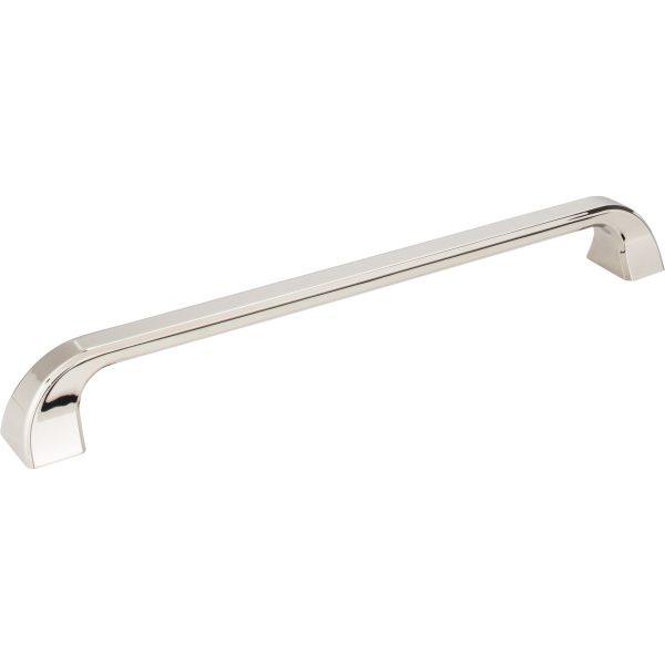 12" Center-to-Center Polished Nickel Square Marlo Appliance Handle