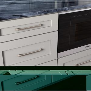 Marlo Appliance Pull in Satin Nickel