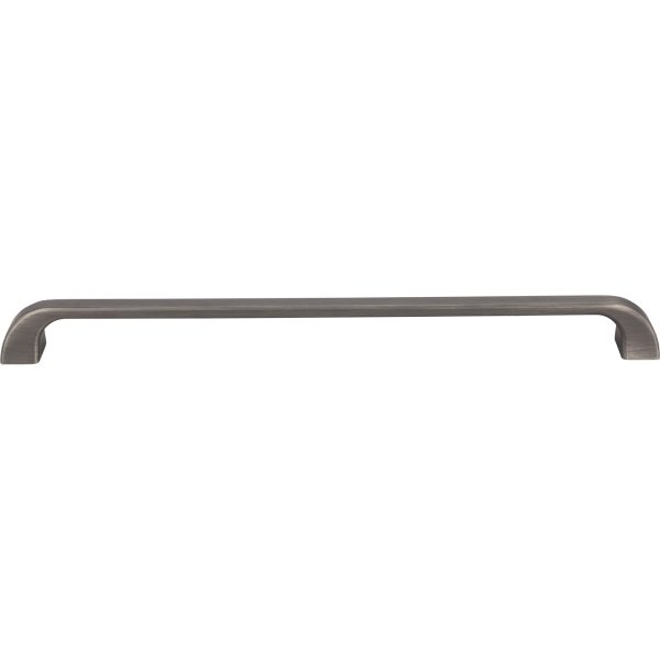 305 mm Center-to-Center Brushed Pewter Square Marlo Cabinet Pull - Image 3