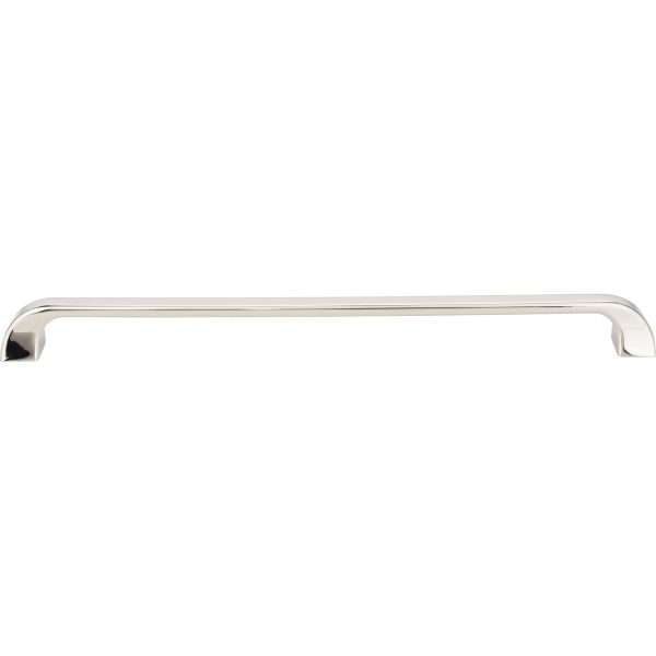 305 mm Center-to-Center Polished Nickel Square Marlo Cabinet Pull - Image 3