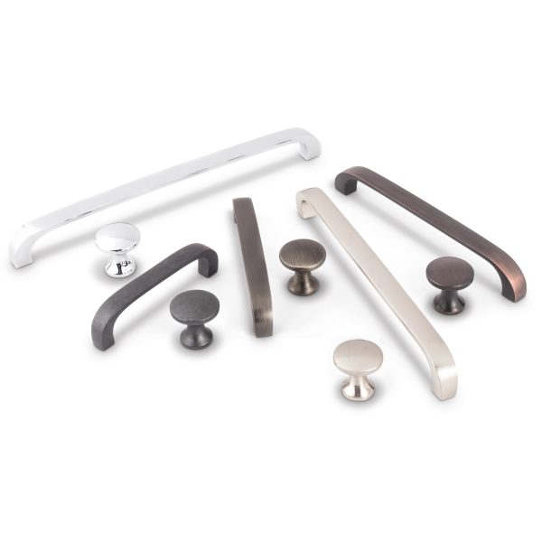 192 mm Center-to-Center Brushed Oil Rubbed Bronze Square Slade Cabinet Pull - Image 5