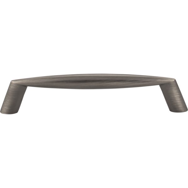 128 mm Center-to-Center Brushed Pewter Zachary Cabinet Pull - Image 3