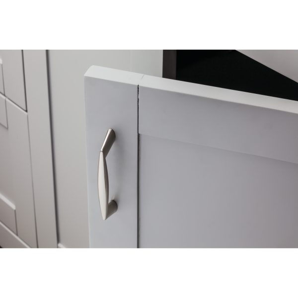 128 mm Center-to-Center Satin Nickel Zachary Cabinet Pull - Image 4