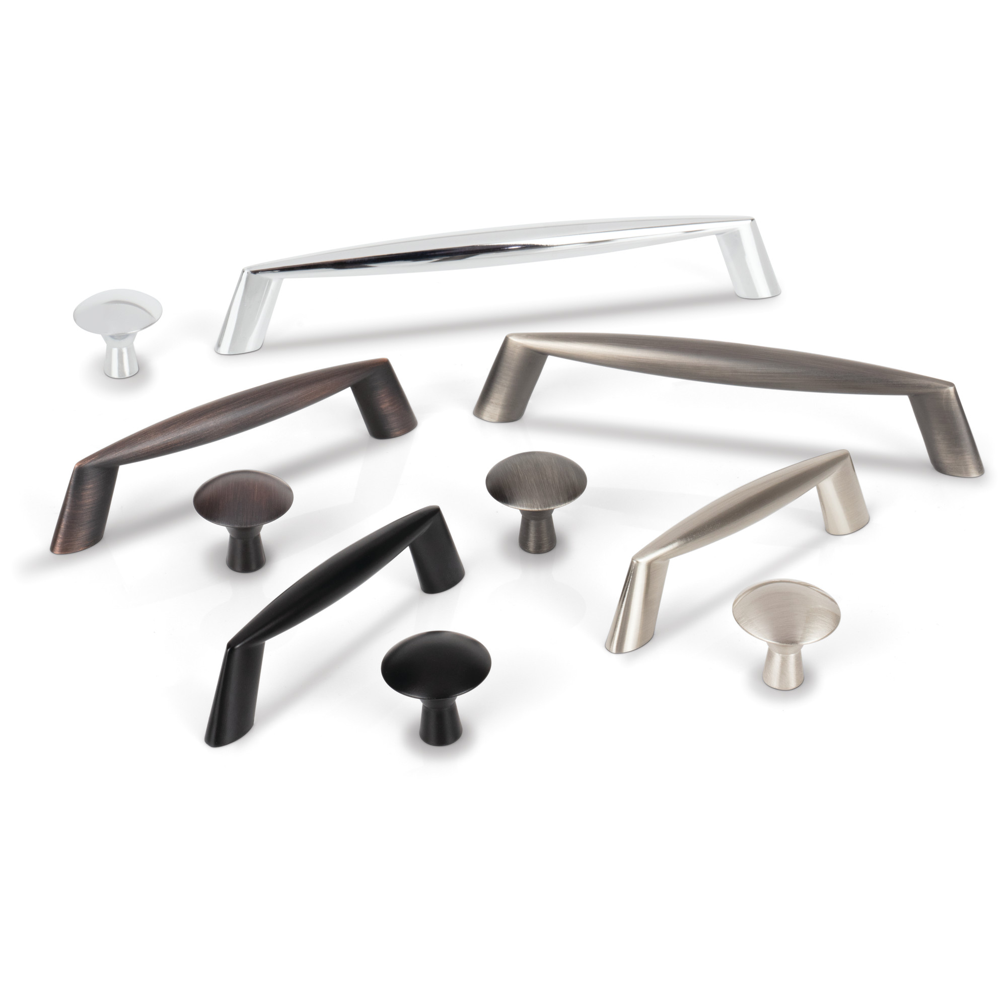 Zachary Cabinet Pull in Satin Nickel