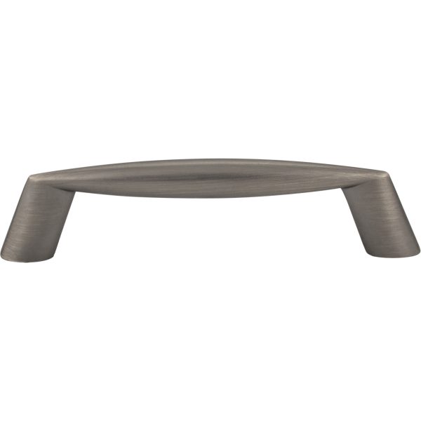 96 mm Center-to-Center Brushed Pewter Zachary Cabinet Pull - Image 3