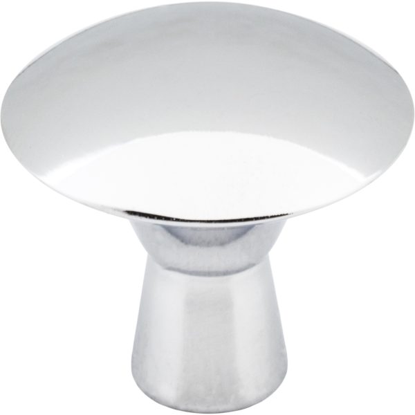 1-1/16" Diameter Polished Chrome Zachary Cabinet Mushroom Knob