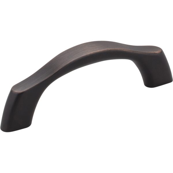 3" Center-to-Center Brushed Oil Rubbed Bronze Aiden Cabinet Pull