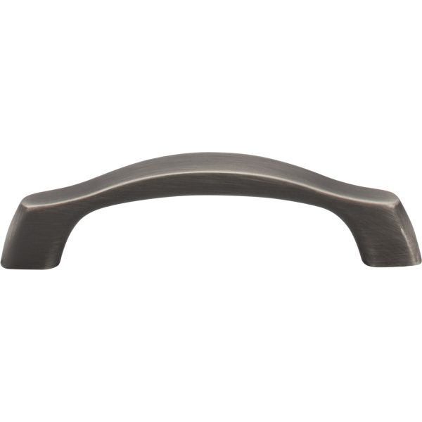 96 mm Center-to-Center Brushed Pewter Aiden Cabinet Pull - Image 3
