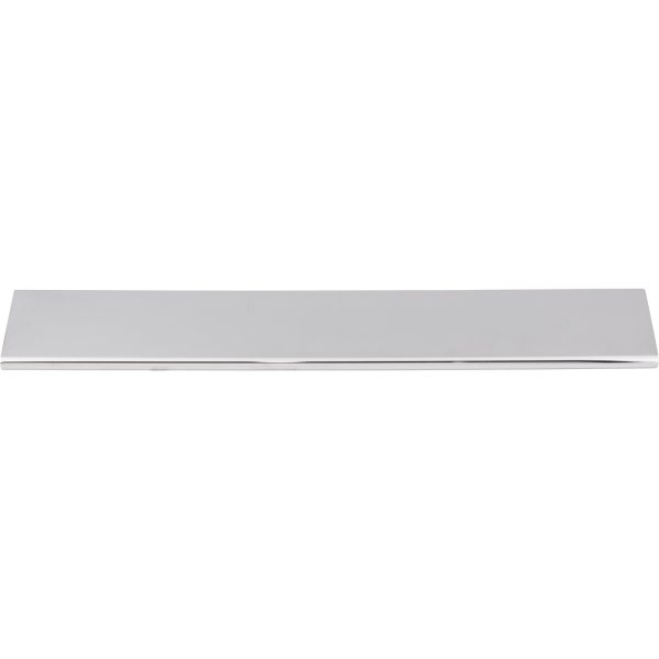 10" Overall Length Polished Chrome Edgefield Cabinet Tab Pull - Image 3