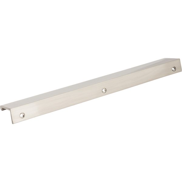 10" Overall Length Satin Nickel Edgefield Cabinet Tab Pull - Image 4