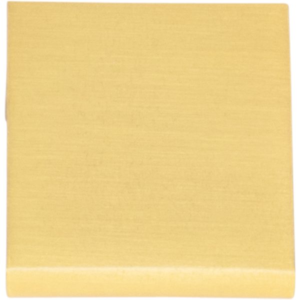 1-1/4" Overall Length Aluminum Brushed Gold Edgefield Cabinet Tab Pull - Image 3