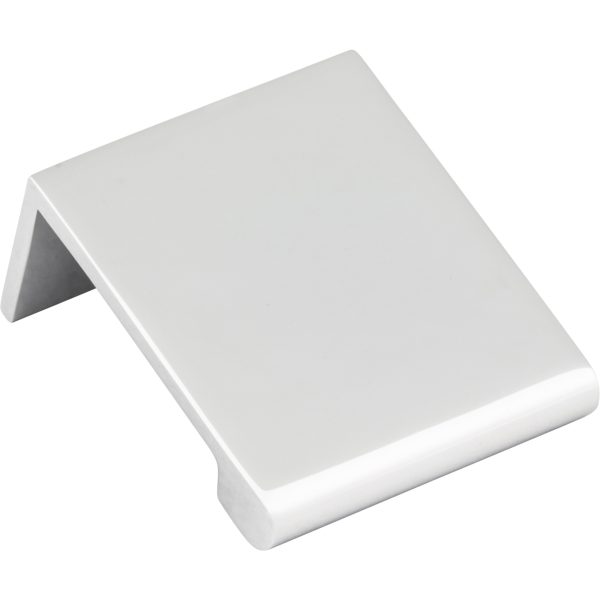1-1/4" Overall Length Polished Chrome Edgefield Cabinet Tab Pull