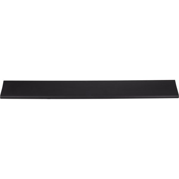 12" Overall Length Matte Black Edgefield Cabinet Tab Pull - Image 3