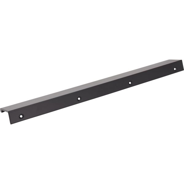 12" Overall Length Matte Black Edgefield Cabinet Tab Pull - Image 4