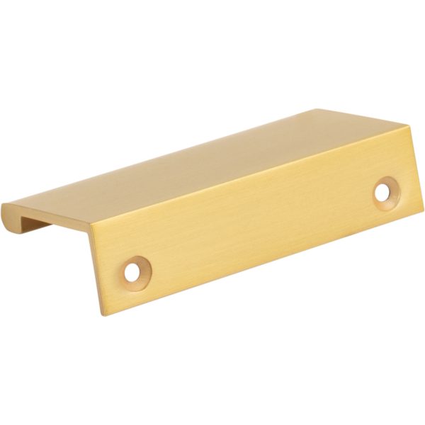 3" Overall Length Aluminum Brushed Gold Edgefield Cabinet Tab Pull - Image 4