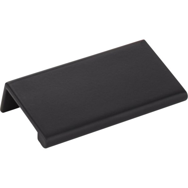3" Overall Length Matte Black Edgefield Cabinet Tab Pull