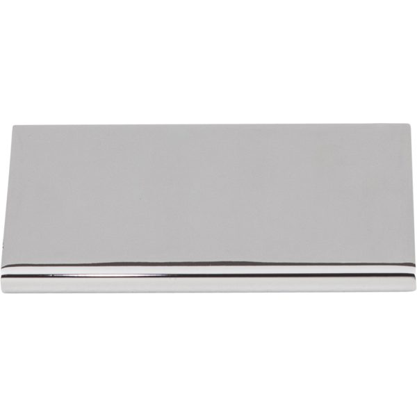 3" Overall Length Polished Chrome Edgefield Cabinet Tab Pull - Image 3