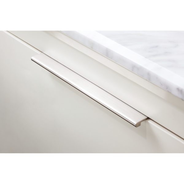 3" Overall Length Satin Nickel Edgefield Cabinet Tab Pull - Image 5