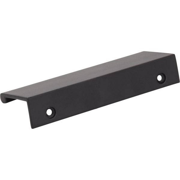 4" Overall Length Matte Black Edgefield Cabinet Tab Pull - Image 4