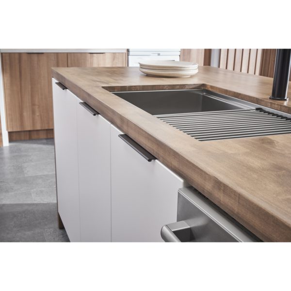 4" Overall Length Matte Black Edgefield Cabinet Tab Pull - Image 5