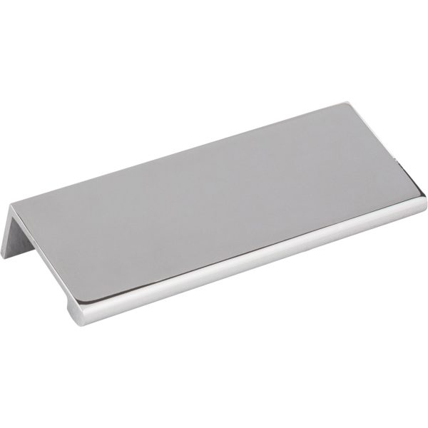 4" Overall Length Polished Chrome Edgefield Cabinet Tab Pull