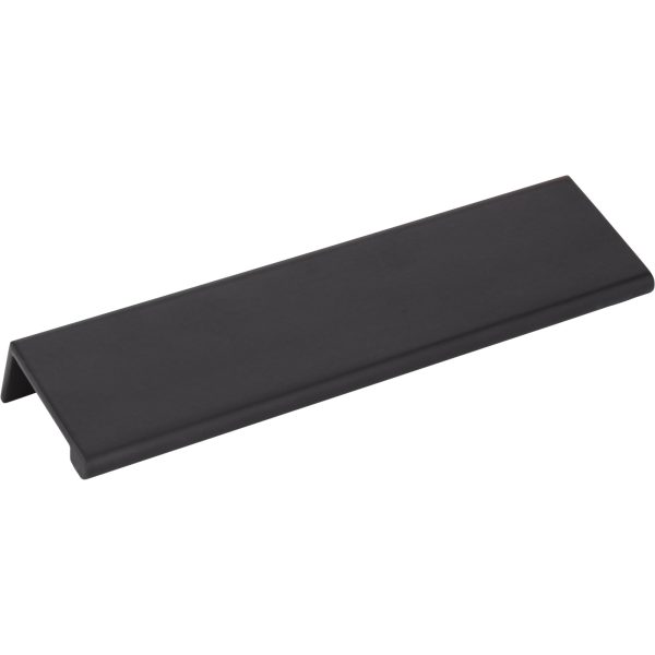 6" Overall Length Matte Black Edgefield Cabinet Tab Pull