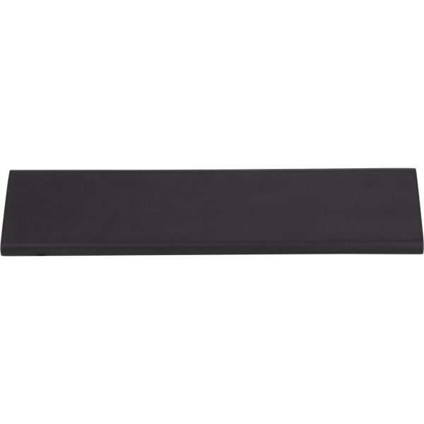 6" Overall Length Matte Black Edgefield Cabinet Tab Pull - Image 3