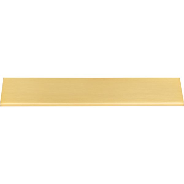 8" Overall Length Aluminum Brushed Gold Edgefield Cabinet Tab Pull - Image 3
