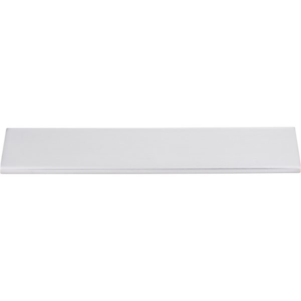 8" Overall Length Brushed Chrome Edgefield Cabinet Tab Pull - Image 3