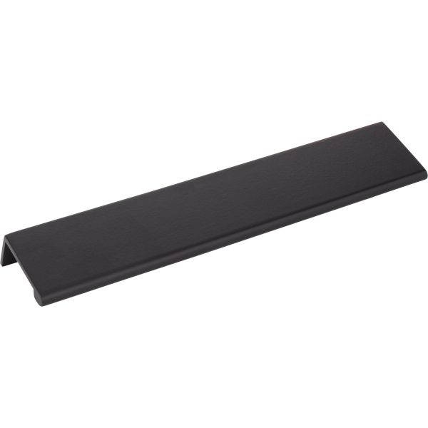 8" Overall Length Matte Black Edgefield Cabinet Tab Pull