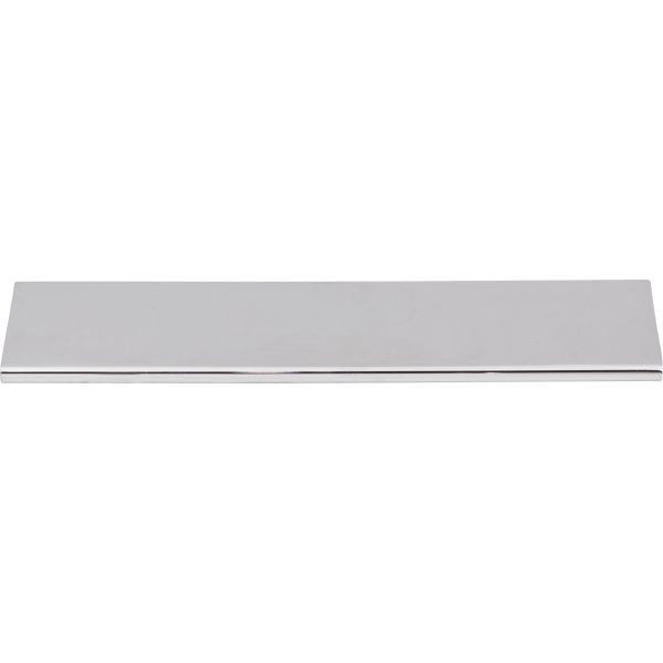 8" Overall Length Polished Chrome Edgefield Cabinet Tab Pull - Image 3