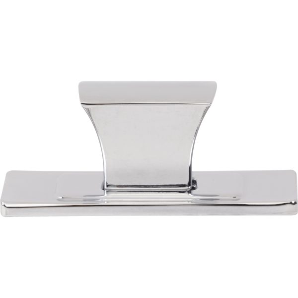 Zander Knob and Backplate 1 1/4 Inch Polished Chrome