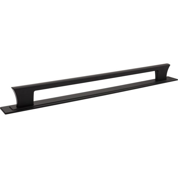 Zander App Pull and Backplate 18 Inch (c-c) Matte Black - Image 3