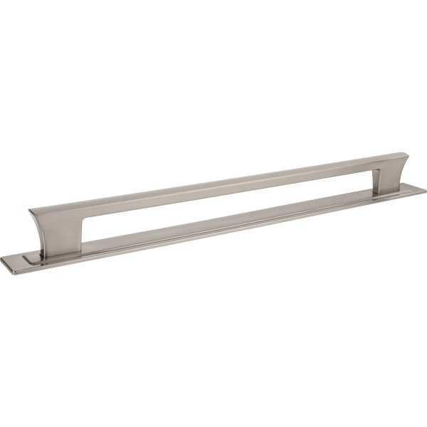 Zander App Pull and Backplate 18 Inch (c-c) Brushed Nickel - Image 3