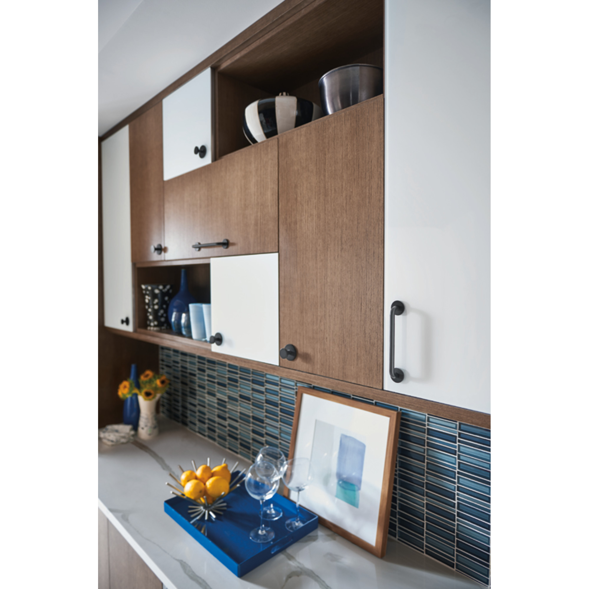 Dot Pull 7 9/16 Inch (c-c) Matte Black - Image 4