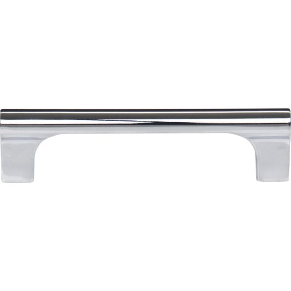 Whittier Pull 3 3/4 Inch (c-c) Polished Chrome