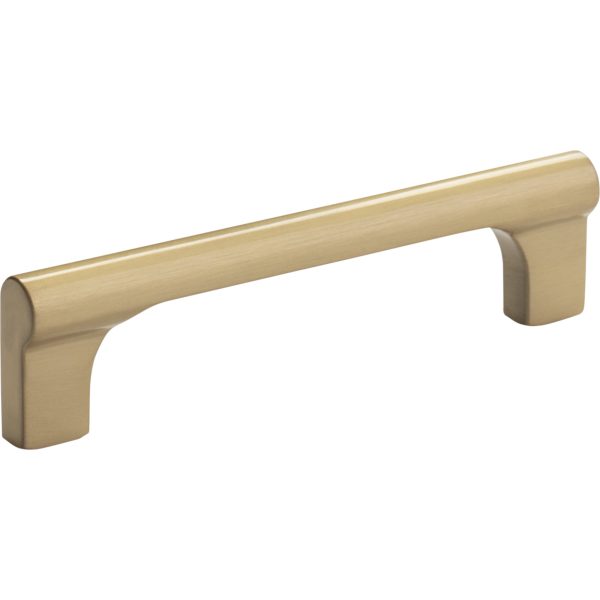 Whittier Pull 3 3/4 Inch (c-c) Warm Brass - Image 3