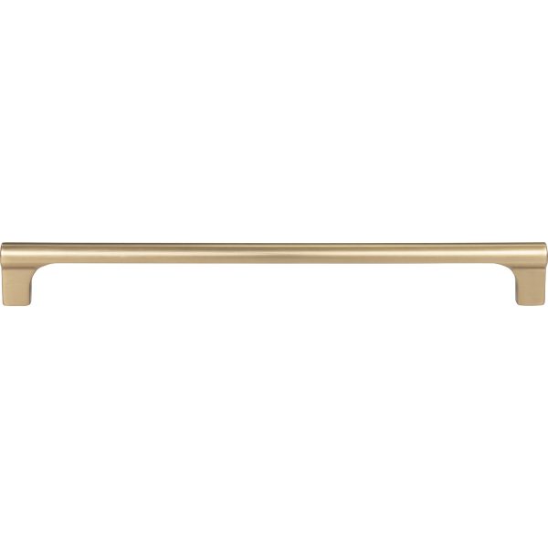 Whittier Pull 8 13/16 Inch (c-c) Warm Brass