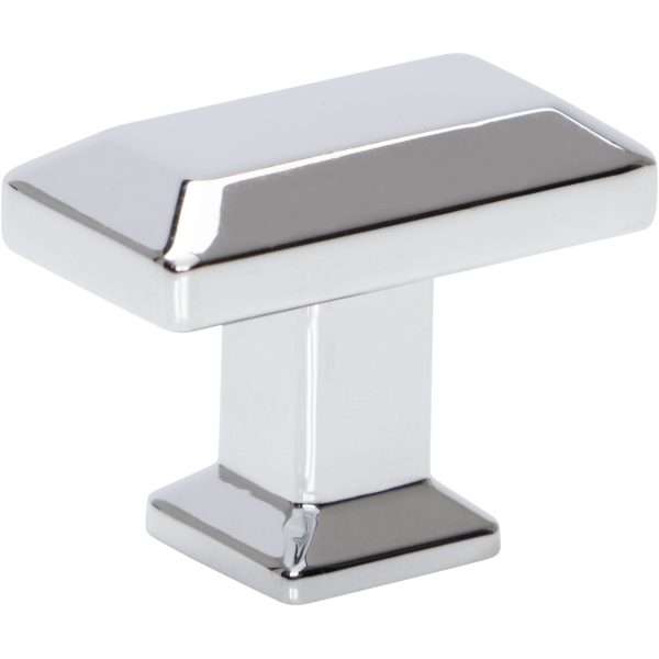 Sweetbriar Lane Rectangle Knob 1 3/8 Inch Polished Chrome - Image 3