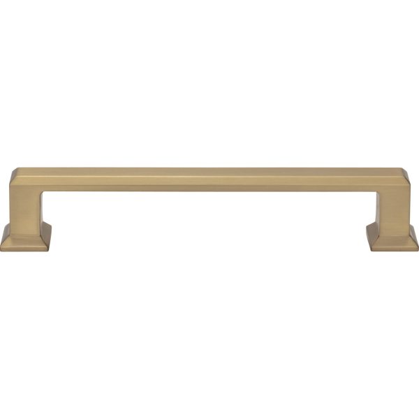 Sweetbriar Lane Pull 5 1/16 Inch (c-c) Warm Brass