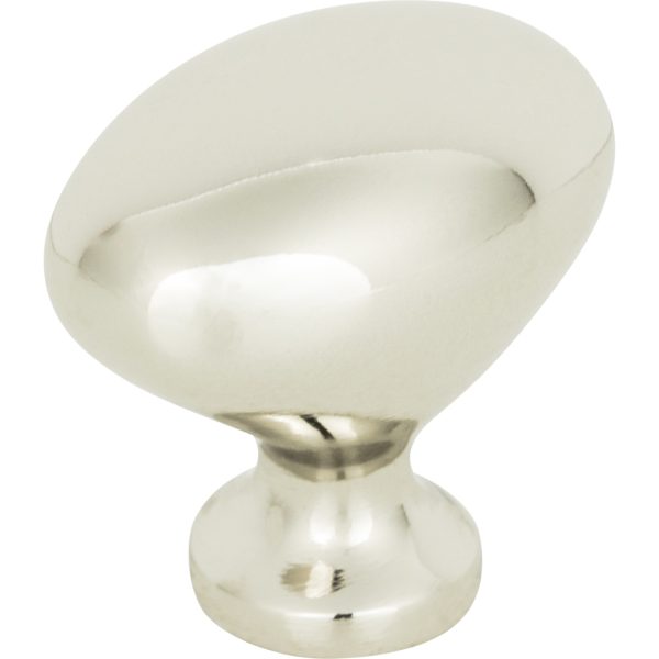 Robin Egg Knob 1 1/4 Inch Polished Nickel - Image 3
