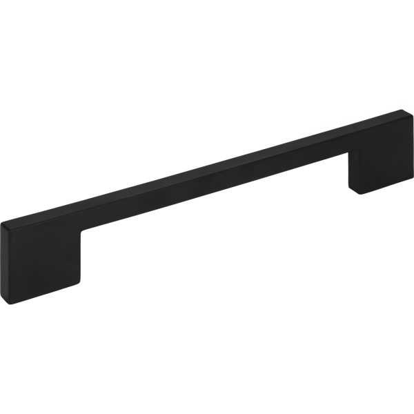 Thin Square Pull 7 9/16 Inch (c-c) Matte Black - Image 3